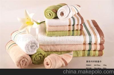 南京鑫橋市場(chǎng)陳香針紡織品銷(xiāo)售中心 專業(yè)供應(yīng)正品中國(guó)結(jié)竹纖維高檔毛巾系列